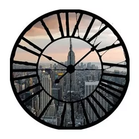   New York Óra mögött vlies poszter, fotótapéta 10149VEZ1 /208x208 cm/