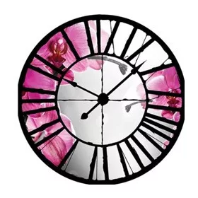   Virág az óra mögött vlies poszter, fotótapéta 10155VEZ1 /208x208 cm/