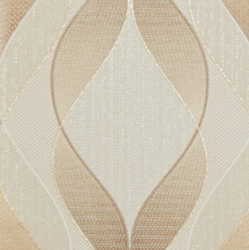 Drapp-barna absztrakt mintás tapéta (10200310-61)