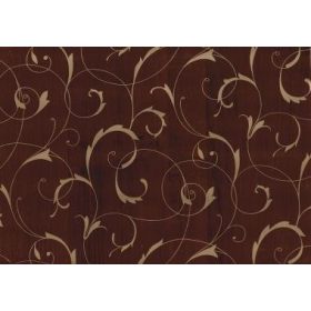   Gekkofix SCROLL OVERPRINT BROWN/GOLD öntapadós tapéta 45 cm x 2 m