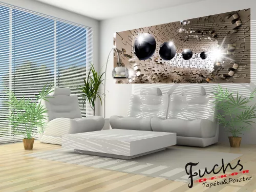 Absztrakt minta vlies poszter, fotótapéta 10233VEP /250x104 cm/