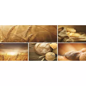   Kenyér minta vlies poszter, fotótapéta 103VEP /250x104 cm/