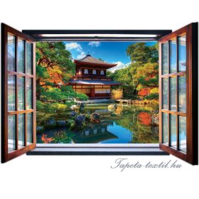   Ablakból a kilátás vlies poszter, fotótapéta 1058VEZ4 /201x145 cm/