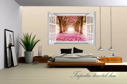 Ablakból a kilátás vlies poszter, fotótapéta 1062VEZ4 /201x145 cm/