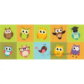 Baglyok vlies poszter, fotótapéta 1085VEP /250x104 cm/