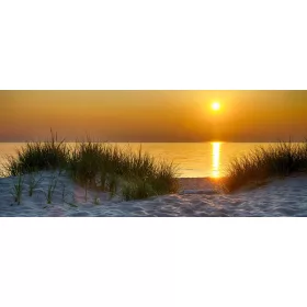 Napnyugta a parton vlies poszter, fotótapéta  /250x104 cm/