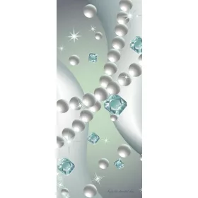 Gyöngyök vlies poszter, fotótapéta 120VET /91x211 cm/