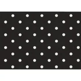 Gekkofix DOTS BLACK öntapadós tapéta 45 cm x 2 m