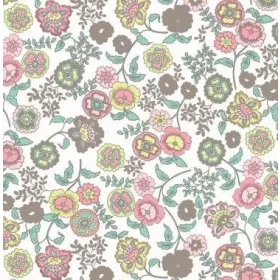 Gekkofix FLEUR WHITE öntapadós tapéta 45 cm x 2 m