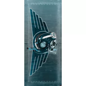 Koponya vlies poszter, fotótapéta 1348VET /91x211 cm/