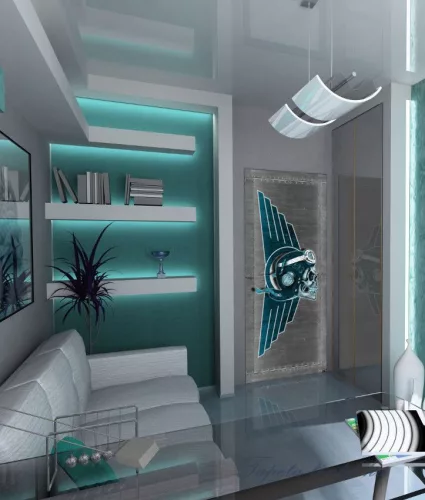 Koponya vlies poszter, fotótapéta 1349VET /91x211 cm/