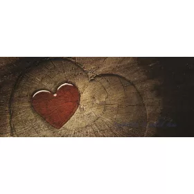Szív minta vlies poszter, fotótapéta 135VEP /250x104 cm/