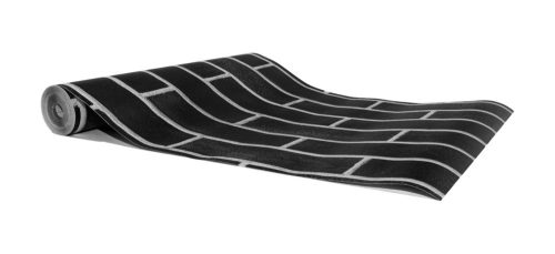 Gekkofix Brick Black öntapadós tapéta 45 cm x 15 m