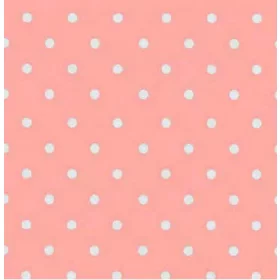 Gekkofix Dots Vintage Pink öntapadós tapéta 45 cm x 2 m