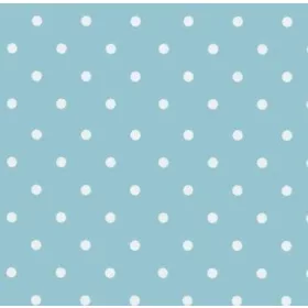 Gekkofix DOTS VINTAGE BLUE öntapadós tapéta 45 cm x 2 m