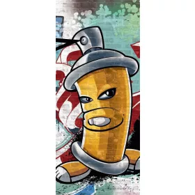   Graffiti öntapadós poszter, fotótapéta 1397SKT /91x211 cm/