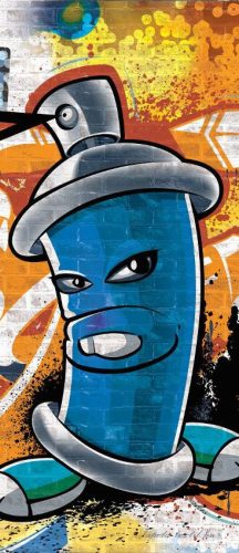 Graffiti vlies poszter, fotótapéta 1398VET /91x211 cm/