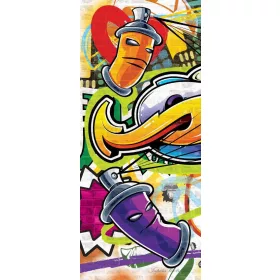 Graffiti vlies poszter, fotótapéta 1400VET /91x211 cm/