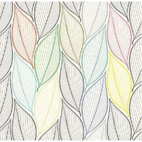 Gekkofix COLORFUL LEAVES öntapadós tapéta 45 cm x 2 m