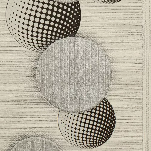 Fekete modern mintás tapéta (1435-22)