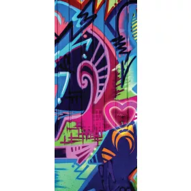   Graffiti öntapadós poszter, fotótapéta 1508SKT /91x211 cm/