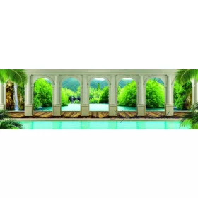   Vízesés az erdőben vlies poszter, fotótapéta 1515VEEXXXL /832x254 cm/