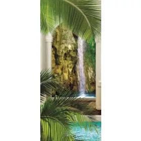   Kilátás boltíven keresztül vlies poszter, fotótapéta 1530VET /91x211 cm/