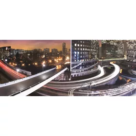   Night light city vlies poszter, fotótapéta 161VEP /250x104 cm/