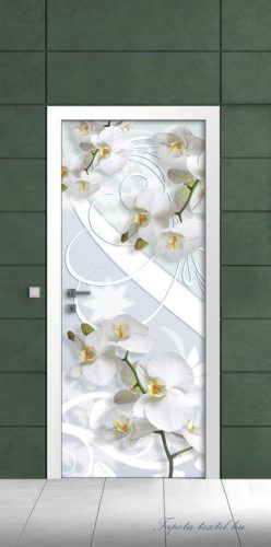 Virág minta öntapadós poszter, fotótapéta 1611SKT /91x211 cm/