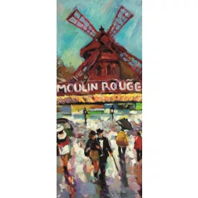 Moulin Rouge vlies poszter, fotótapéta 168VET /91x211 cm/