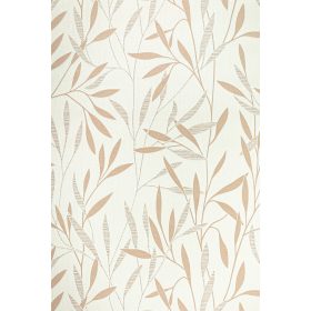 Barna hosszú levél mintás tapéta (1727-62)