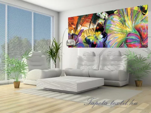 Szines pillangók vlies poszter, fotótapéta 175VEP /250x104 cm/