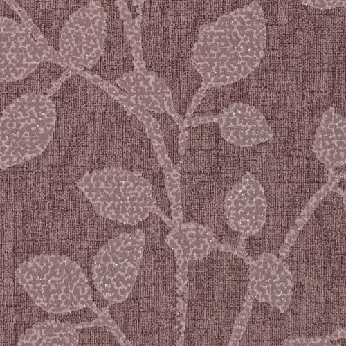 Mályva alapon levél mintás tapéta (1774-16)
