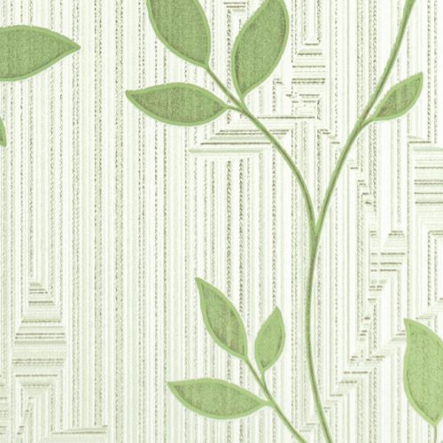 Zöld-arany levél mintás tapéta (1783-71)