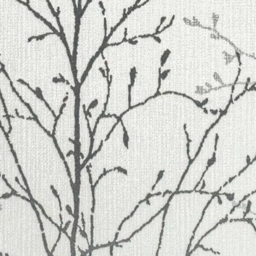 Fekete-ezüst ág mintás tapéta (1811-22)