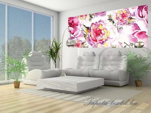 Rózsák vlies poszter, fotótapéta 185VEP /250x104 cm/