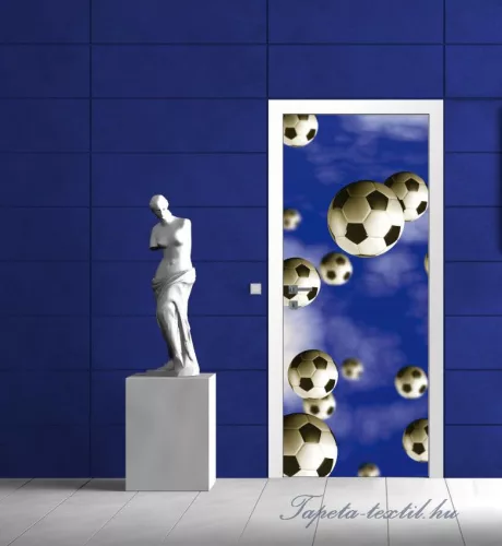 Futball labda vlies poszter, fotótapéta 187VET /0,91x211 cm/