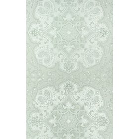 Zöld barokk  mintás tapéta (1939-390)