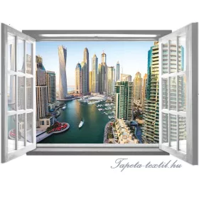   Kilátás az ablakból vlies poszter, fotótapéta 1942VEZ4 /201x145 cm/