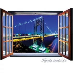   Kilátás az ablakból vlies poszter, fotótapéta 1948VEZ4 /201x145 cm/