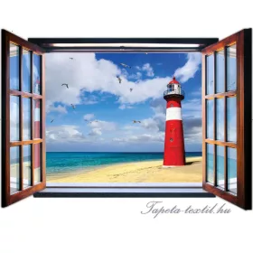   Kilátás az ablakból vlies poszter, fotótapéta 1950VEZ4 /201x145 cm/