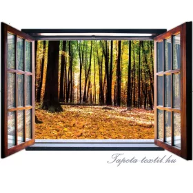  Kilátás az ablakból vlies poszter, fotótapéta 1953VEZ4 /201x145 cm/