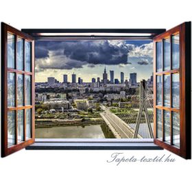   Ablakból a kilátás vlies poszter, fotótapéta 1954VEZ4 /201x145 cm/