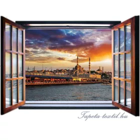  Kilátás az ablakból vlies poszter, fotótapéta 1956VEZ4 /201x145 cm/