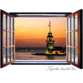   Ablakból a kilátás vlies poszter, fotótapéta 1957VEZ4 /201x145 cm/