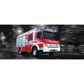   Tűzoltó autó vlies poszter, fotótapéta 2022VEP /250x104 cm/