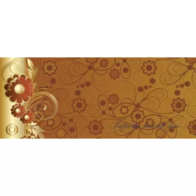   Virág minta vlies poszter, fotótapéta 2029VEP /250x104 cm/