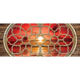 Naplemente vlies poszter, fotótapéta 2061VEP /250x104 cm/