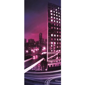   Éjszakai város vlies poszter, fotótapéta 216VET /91x211 cm/