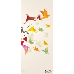   Absztrakt 3D öntapadós poszter, fotótapéta 2163SKT /91x211 cm/